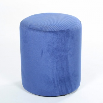 Round Pouf Upholstered 